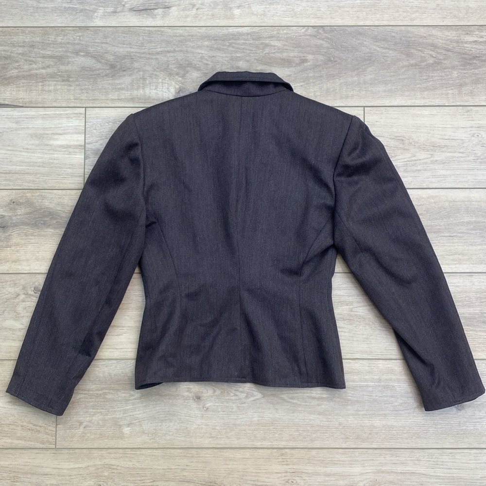 Vintage Karl Lagerfeld Collection Runway Jacket Lace‎ Up Brown Wool - Picture 10 of 16